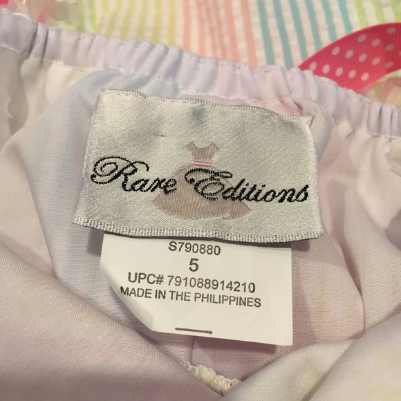 Rare Editions Unicorn Seersucker Sundress Dress - Picture 5 of 5